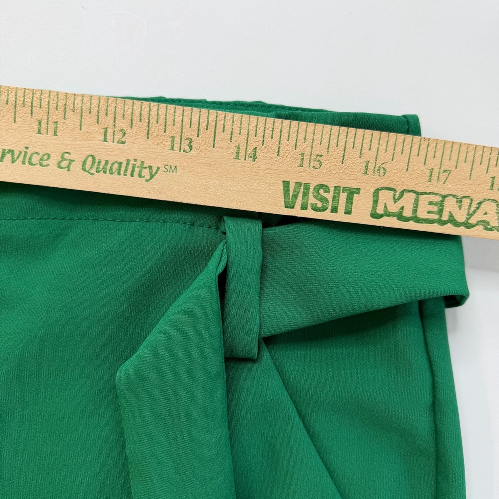 7th Avenue New York Green Belted Trousers Size 12 Average - Picture 11 of 16